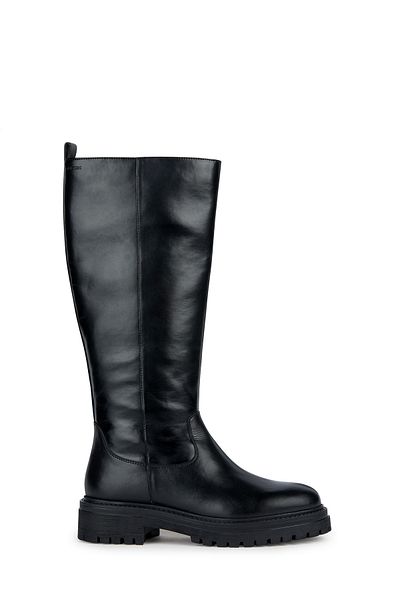 Geox Women's Black Iridea Leather Boots D04Hrg0Bc43C9999