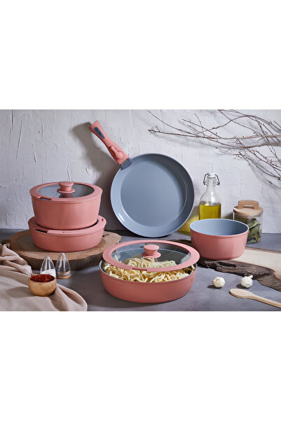 FALEZ XLarge Serisi Auriss 9 Parça Tencere Seti