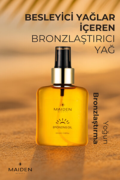 Maiden Beauty Yoğun Bronzlaştırıcı Etkili, Olağanüstü Bronzlaştırıcı Yağ 100 ml