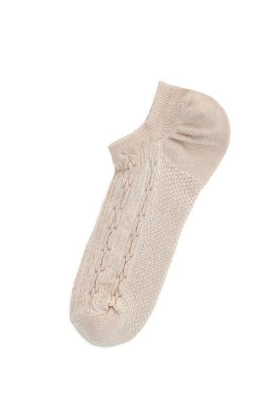 Derimod Beige Cotton Women's Socks - 000a2c40016f