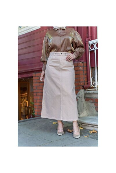 VELLICHOR Χιτζάμπ Φούστα Αμύγδαλο