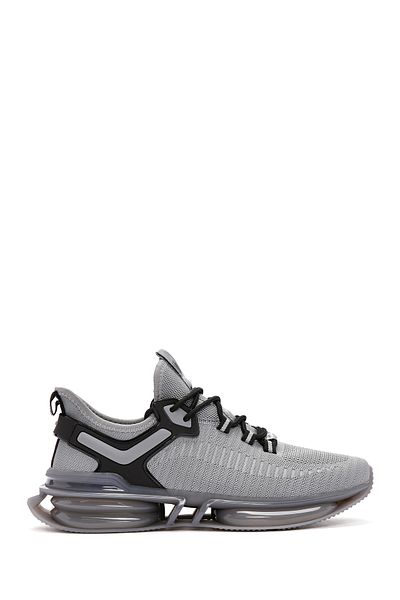 Derimod Men's Gray Sneaker - Lace-up and Thick Sole Fabric 24sfd69266f