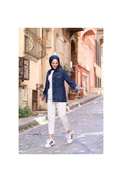 VELLICHOR Τζιν Μπουφάν- Σκούρο Μπλε Σκούρο Μπλε-1234