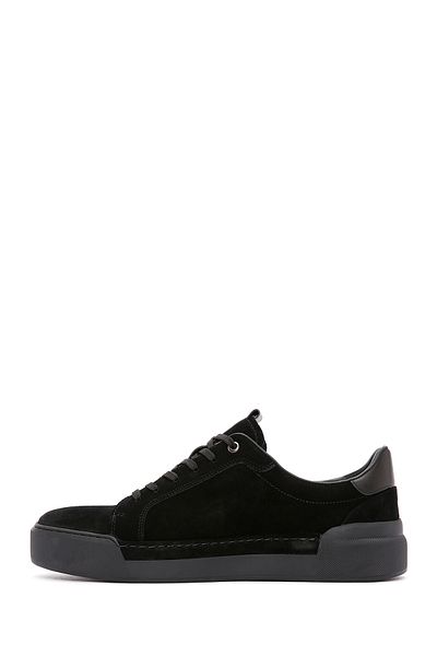 Derimod Black Leather Men's Sneakers - Lace-up, Model 24sfd6947v3