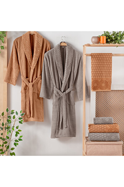 Schafer Home Rosinda Banyo Seti 6 Parça-Bej/Kiremit