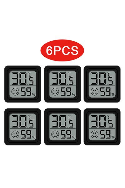 Choice 6pcs Type 3 6-10pcs Digital Thermometer Hygrometer Indoor Mini Temperature Lcd Electronic Monitor Hy