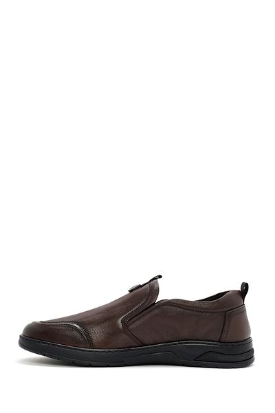 Derimod Fly Men's Brown Genuine Leather Penny Loafer Shoes Casual Daily Shoes 24Sfd623118