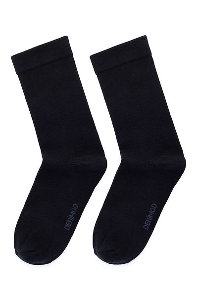 Derimod Navy Blue Bamboo Men's Socks - 000a2c30106f