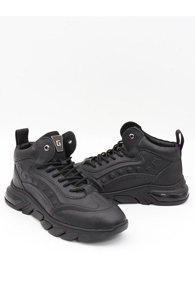 Guja Ανδρικές μπότες 23k513 Μαύρες Fashion Stitched Air Sole