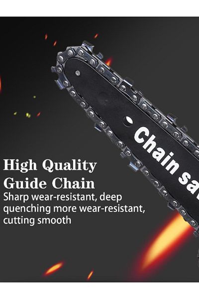 MACON Generic 6 Inch 1200 Watts Electric Chain Saw Cordless Cutter Tool Kits - Black