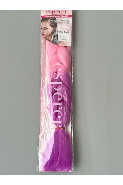 SÇ PERUK Tiwist African Braiding Jumbo Hair Ombre Hair Light Pink - Lilac