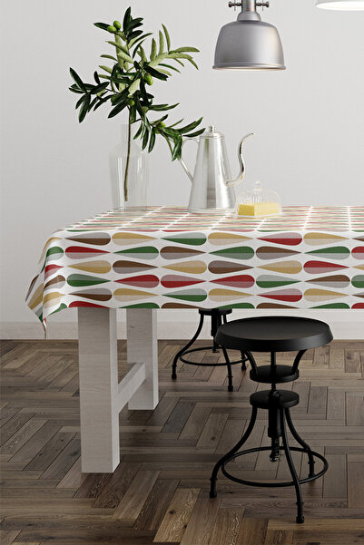 MORLİDO Masa Örtüsü Yıkanabilir Silinebilir Hijyenik Muşamba Pvc Masa Örtüsü