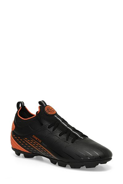 Kinetix Pantofi de fotbal pentru bărbați Touch Ag 4Fx Black Neon Orange