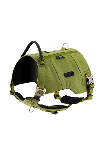 True Love Cordura Kumaşlı, Cepli Yeşil Göğüs Tasması