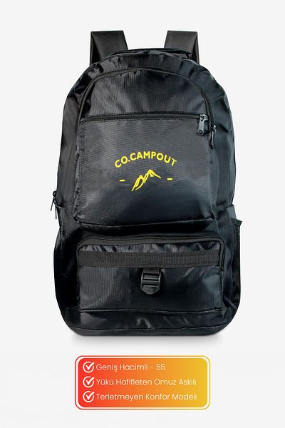 Co. Campout Co.Campout Original Bellows-Free Orthopedic Comfort Model Multi-Eye Trip Travel Hiking Mountaineer Camping Sports