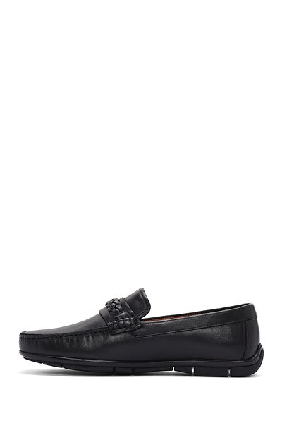Derimod Fly pentru bărbați din piele neagră din piele naturală Penny Loafer Pantofi ocazionali pantofi de zi cu zi 24sfd632318