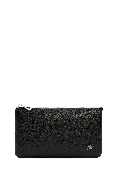 Derimod Black Leather Men's Handbag - 23Wbd3300Ft