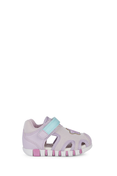 Geox Baby Girl Pink Lupidoo Strap Leather Sandals B4517B01454C8842