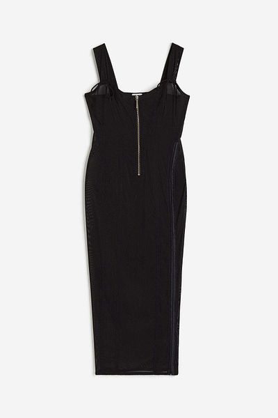 H&M Sheer corset-style dress