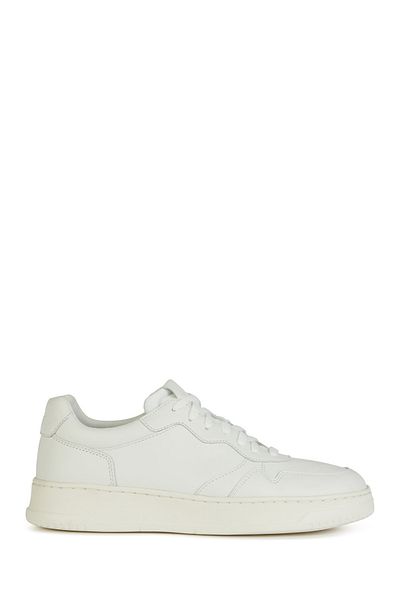 Geox Men's White Arvier Lace-Up Leather Sneaker U45Gfb00043C1000