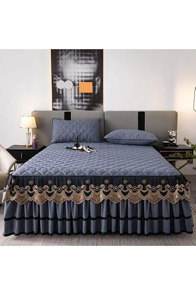 royal mark Luxury Satin Bed Sheet Set With 2 Pilow Cover