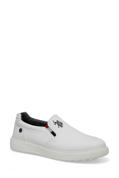 U.S. Polo Assn. Λευκό ανδρικό Slip On KITTAN 4FX