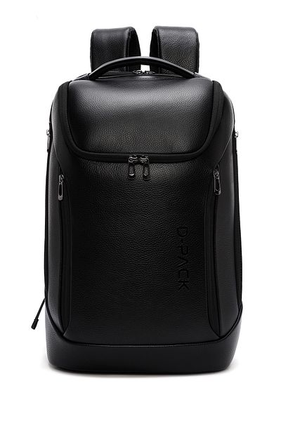 Derimod Men'S Black Technological Leather BackPack - D-Pack 24SBD3008FT