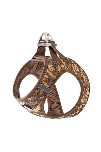 True Love Camo Step-in Brown Dog Collar