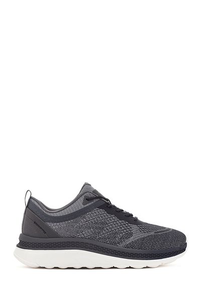 Geox Actif X Gray Sferica Lace-Up Men's Sneaker - U45gqc000zgcf49g