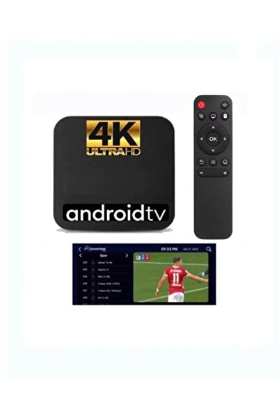 Smart 4k Uhd Android Tv Box - Ip.tv / Full Paket Yayın Hediyeli - Akıllı Box - Internet Tv