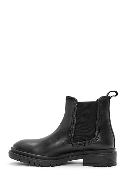 Derimod Black Stone DeTailed Women's Chelsea Boots - 24WFD 185218