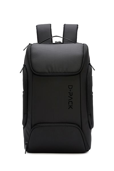 Derimod Men's Black Technological Backpack - D-Pack 24SBD30066F