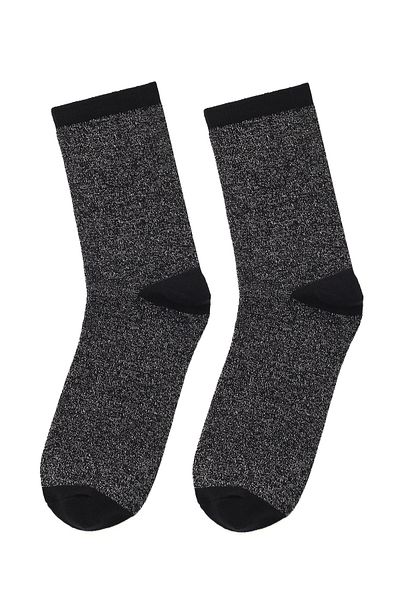 Derimod Women's Black Cotton Socks - 000A2C40096F