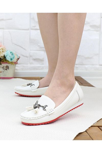 Nesil Shoes neyna 461122   Pantofi de mers pentru femei Anatomical Daily alb