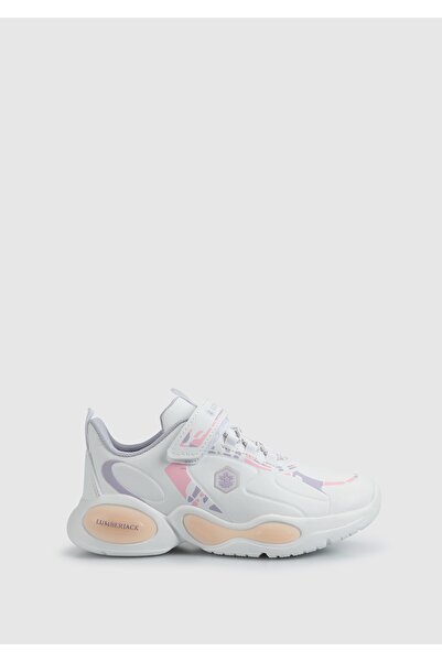 lumberjack حذاء رياضي للفتيات باللون الأبيض من كروز