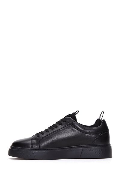 Derimod Black Leather Men's Sneakers - Lace-up, Model 24WFD 610518