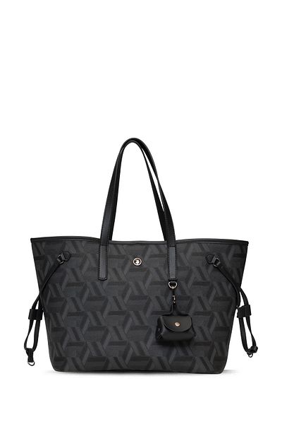 U.S. Polo Assn. Черна дамска чанта за рамо Us25519
