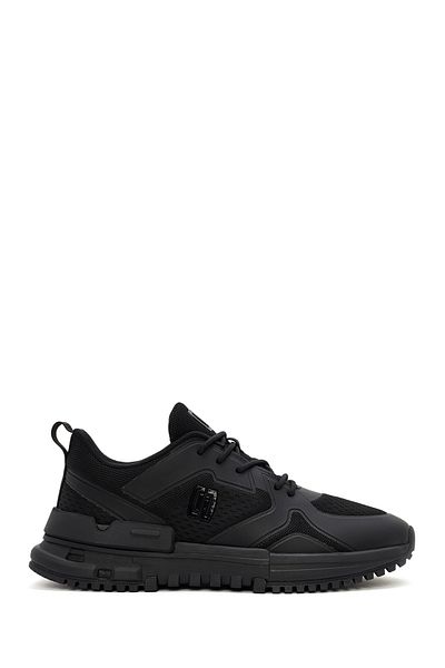 Derimod Zero Men's Black Lace-Up Fabric Sneaker 24Wfd 690414
