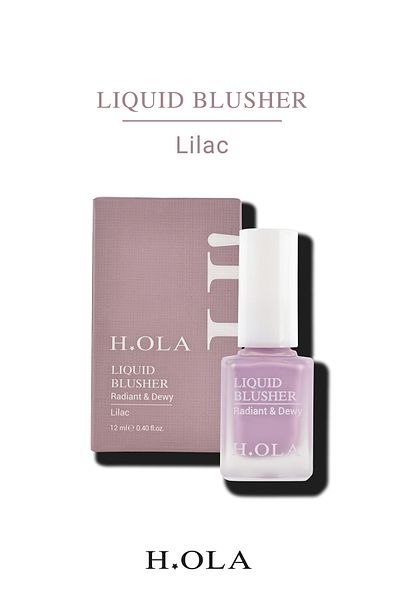 h.OLA Liquid Blush |   Liquid Blusher Lilac |   Permanent Highly Pigmented |   Lilac