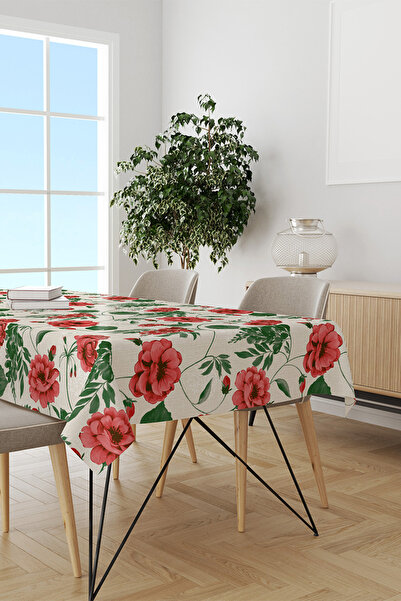 MORLİDO Masa Örtüsü Yıkanabilir Silinebilir Hijyenik Muşamba PVC Masa Örtüsü