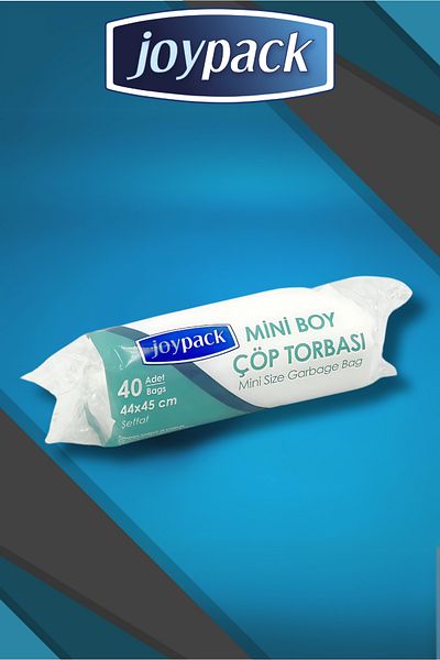 Joypack Standard Mini Garbage Bag Roll Head 40 Pieces, 50 Rolls - 80Gr 44X45 cm 10 Lt