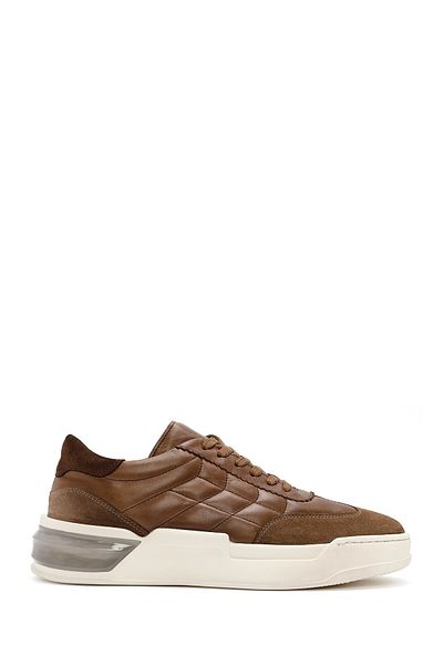 Derimod Men's Mink Lace-Up Leather Sneaker 24Wfd 631214