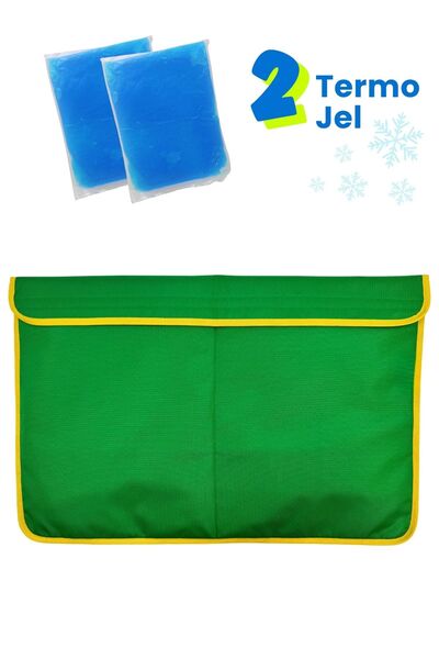 Miyav Kedi Isıtıcı & Serinletici Minder 60x40 Cm | 2 Termo Jel Dahil Yeşil Re...