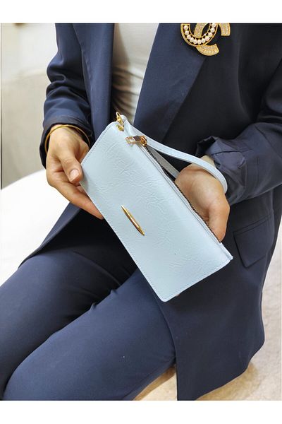 UCCELLO Hand Straped Zipper Detail Women's Wallet Hand Bag