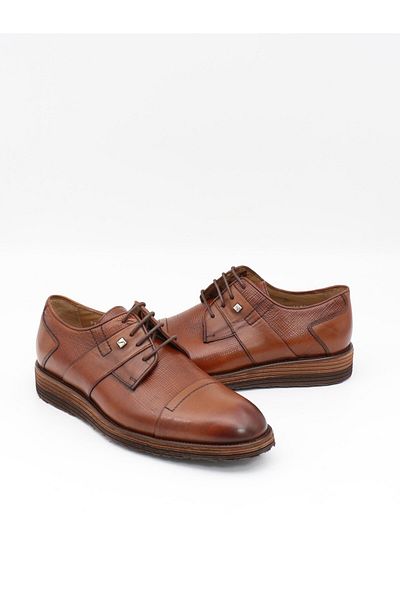 Fosco 1532 Tan Genuine Leather Eva Sole Men's Shoes