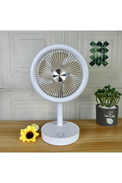 House Pratik HP62 Yüksek Performanslı Pratik Taşınabilir Şarj Edilebilir 3 Kademeli Masaüstü Fan