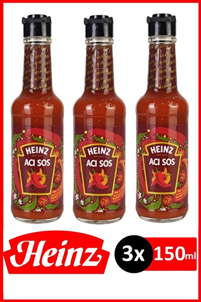 Heinz Acı Sos 150 ml x 3 Adet