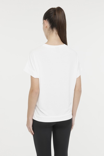 lumberjack Wl Regina 11Lyg33 4Fx Ecru Women's Short Sleeve T-Shirt