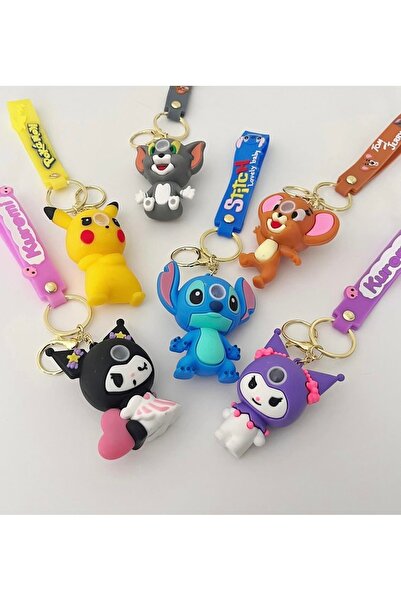 mibrillo Reflective Keychain with Light and Indicator