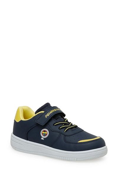 Kinetix Kalen Pu Fb 31-35 Navy Yellow Children's Sneakers